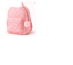 Mochila Escolar Rosa Pastel