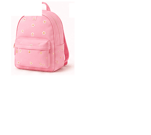Mochila Flores Rosa